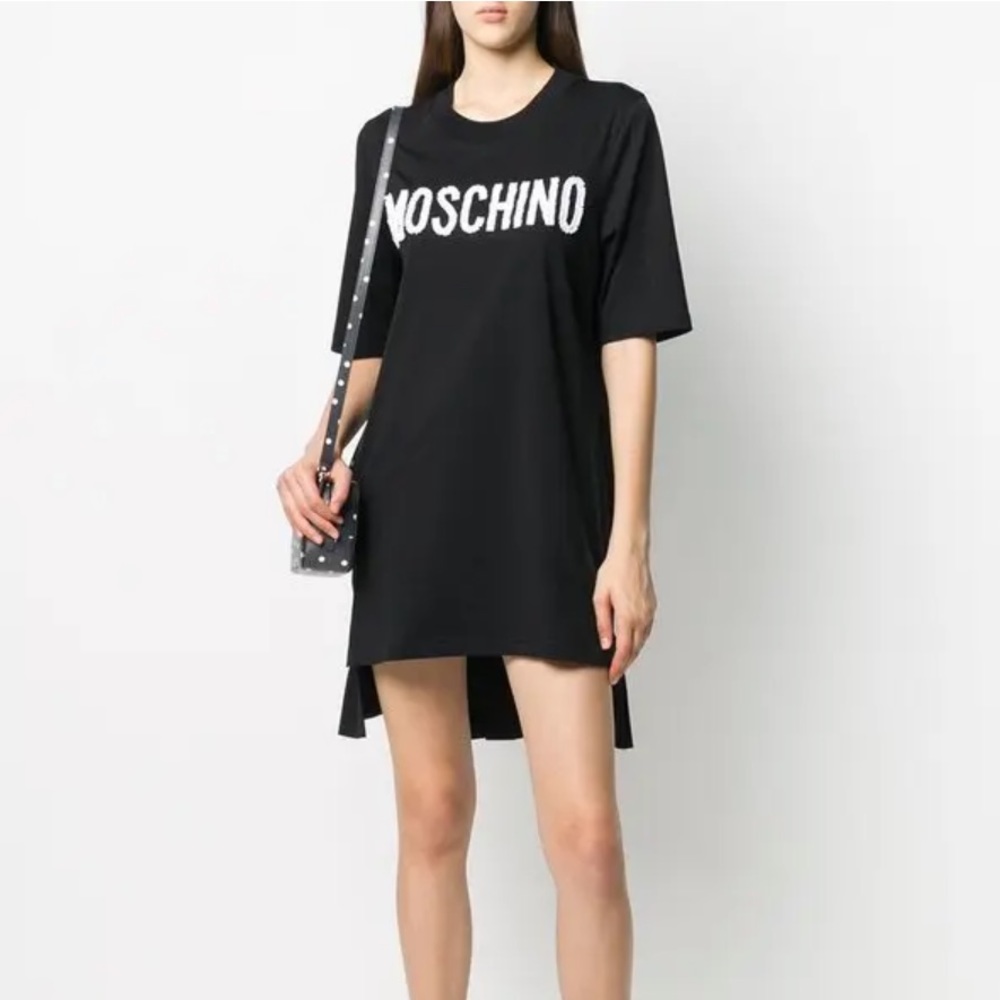 MOSCHINO Asymmetrical Shirt Dress